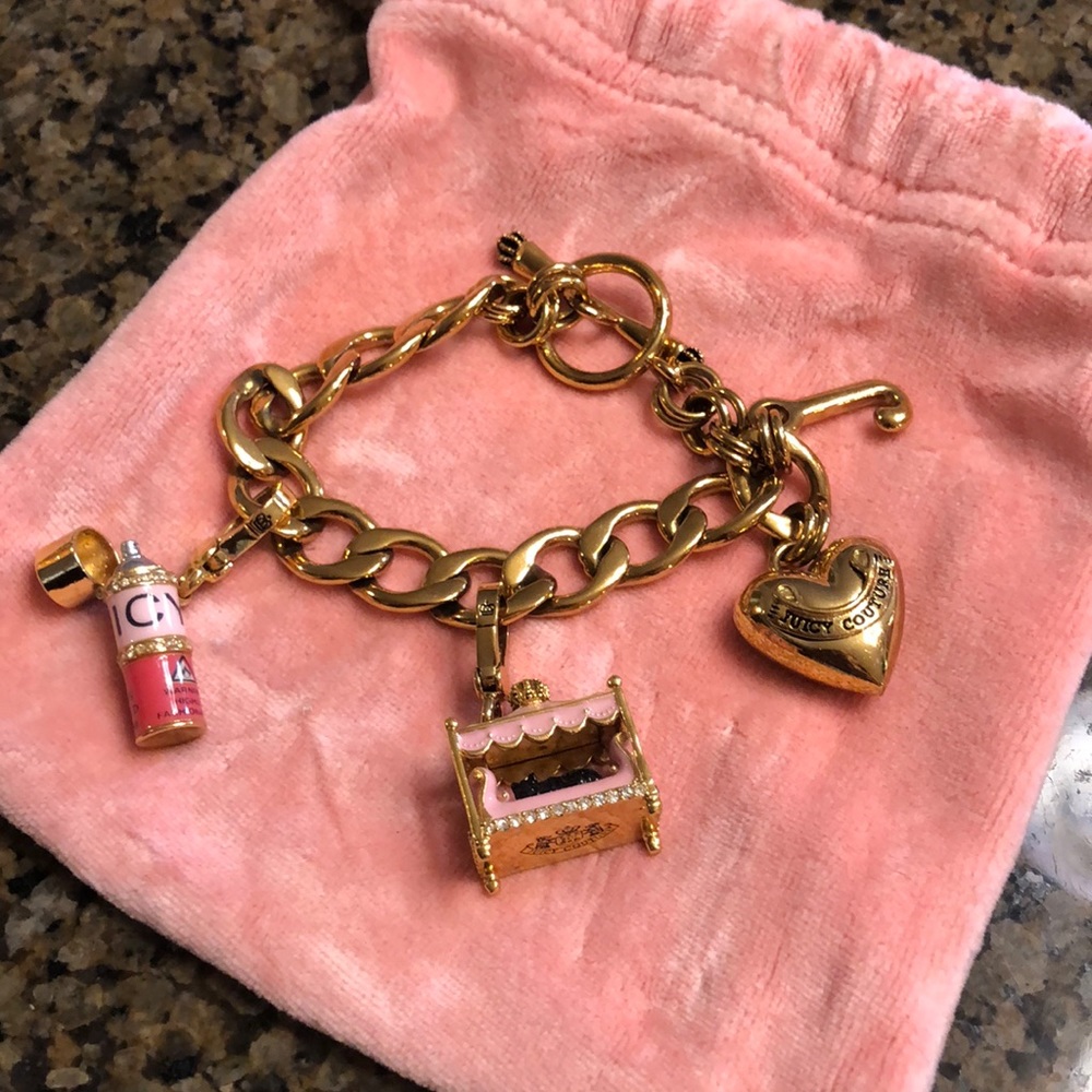 Vintage juicy couture charm bracelet